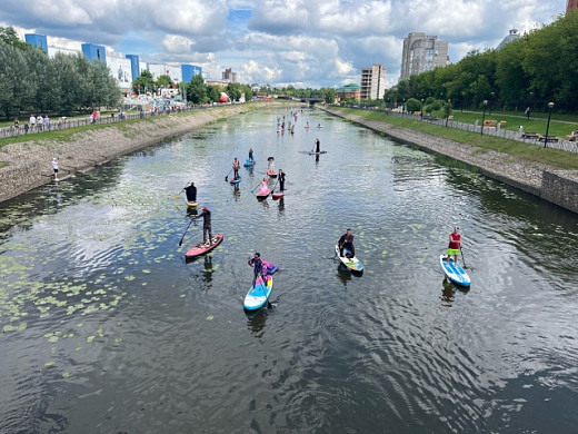 В Иванове в третий раз прошел sup-карнавал